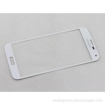 Outer LCD Screen Lens Top Touch Glass Replace for Samsung Galaxy S5 I9600 - White (Original)